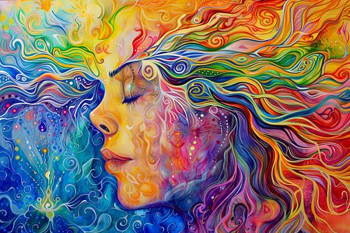 spiritueel kunstwerk