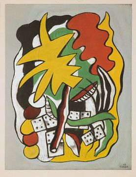 Fernand Léger, Komposition mit Dominosteinen von Atelier Liesjes