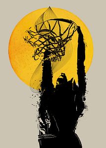Minimal Art Basketball #minimal von JBJart Justyna Jaszke