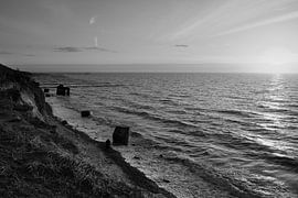 Sonnenuntergang Ahrenshoop Steilküste von Jörg Hausmann