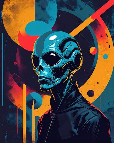 Alien: abstract-geometrisch