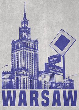 Warsaw city by DEN Vector