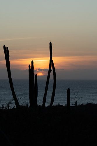 sunset at Westpunt
