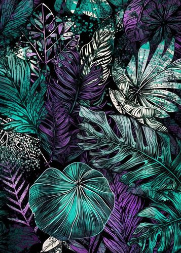 Bloemen en bladeren natuur kunst 5 #flora