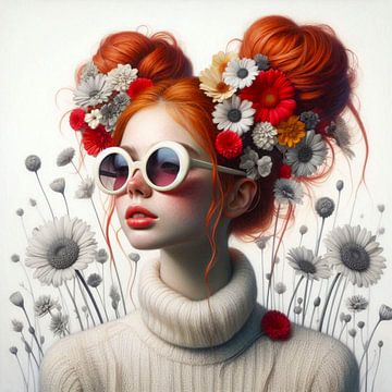 weiße Blumen von Bernhard Karssies