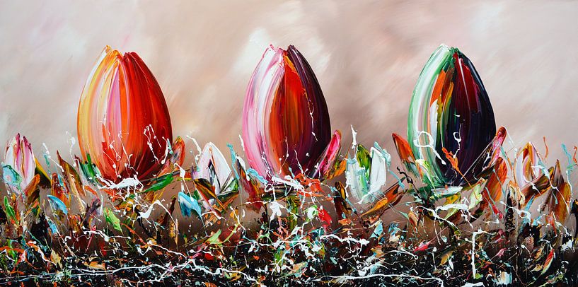 Tulipes par Gena Theheartofart