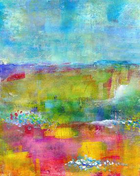 Landschap zomermagie van Claudia Gründler