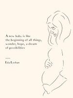 Pregnant Woman - Neutral Color