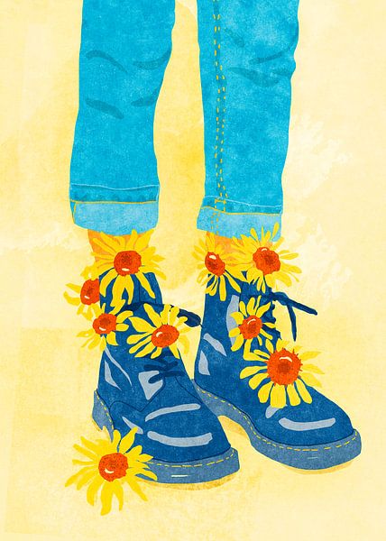 Promenade des tournesols par Raissa Oltmanns