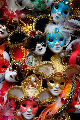 Maskers voor Carnaval of Feest