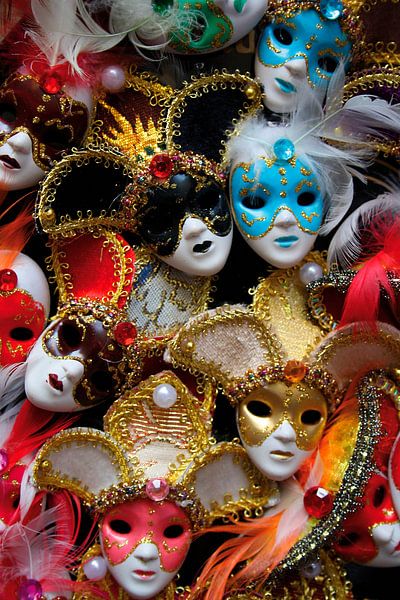 Maskers voor Carnaval of Feest van e-STER design