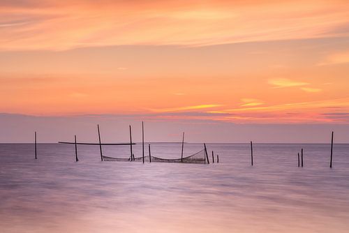 Sea sunset Rockanje Zeeland 