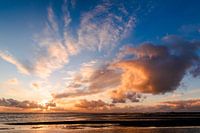 Sonnenuntergang auf dem Terschellinger Wattenmeer