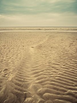 Ribbelig zand werk van Martijn Tilroe