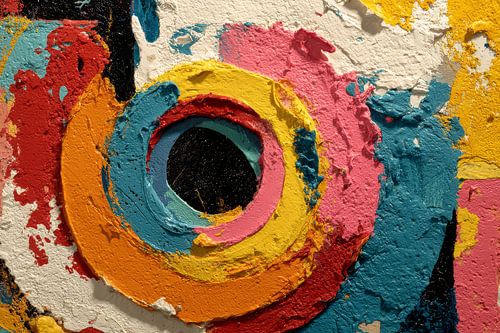 Kunst met kleur abstract