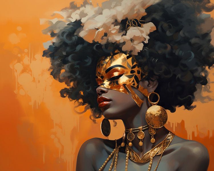 "Modern Portrait" by Eye catching paintings