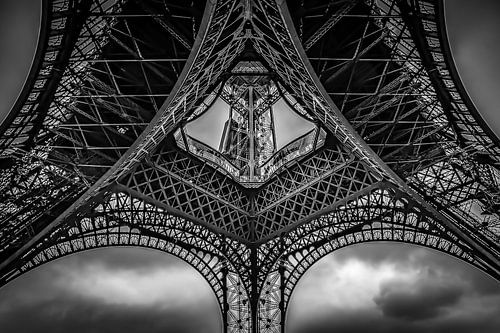 Onder de Eiffeltoren