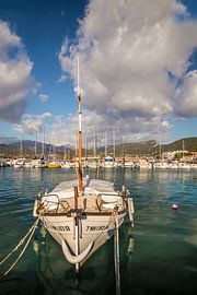 Boat in the harbour at Port d'Andratx by Christian Müringer