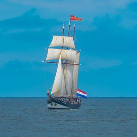 Three-mast schooner Oosterschelde by Harry Eggens