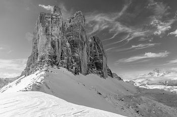 Les Trois Cimes dans les Dolomites de Sesto (2 999 m), Tyrol du Sud