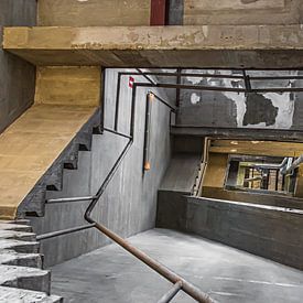 Urban foto trappenhuis oude silo. van Nico Boersma