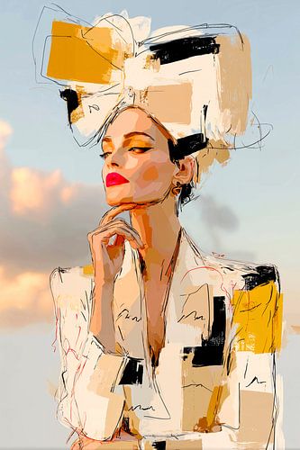 Femme artistique sur Harry Hadders Design