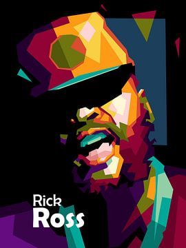 Rick Ross amazing popart von miru arts