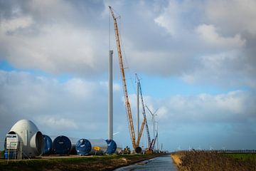 Grüne Windenergie bauen. von Berend Kok