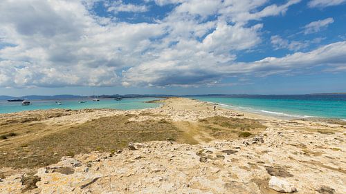 Formentera at its best with Ibiza in the background