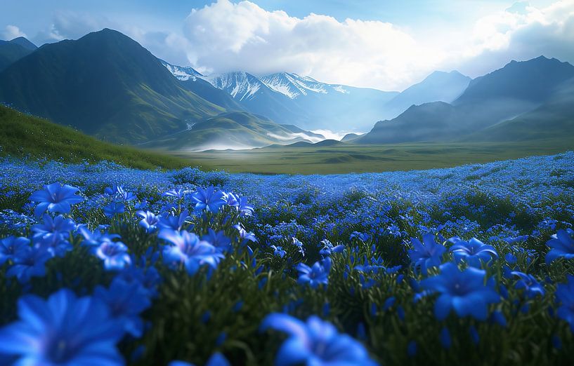 Bunte Blumenwiese: Sommeridylle pur von fernlichtsicht