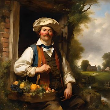 The Fruit Vendor by Gert-Jan Siesling