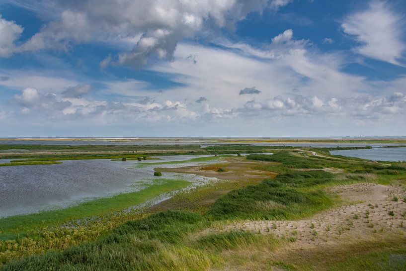 Lakes and dunes on the Marker Wadden by Margreet Frowijn