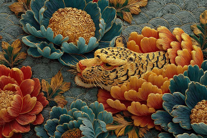 japanese colourful art by Egon Zitter