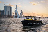 Watertaxi met Erasmusbrug van Prachtig Rotterdam thumbnail