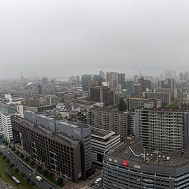 View over Rotterdam from Delftse Poort by Martijn