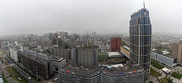 View over Rotterdam from Delftse Poort by Martijn