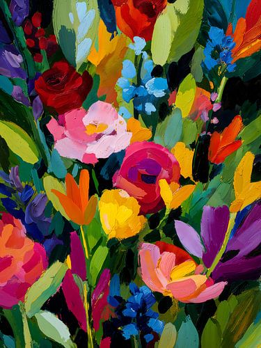 Vibrant Floral Garden