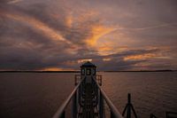 Phare d'Oostmahorn sur le lac Lauwersmeer