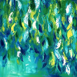 Grüne Natur Abstrakt von Color Square