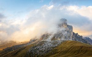 Sonnenuntergang in den Dolomiten