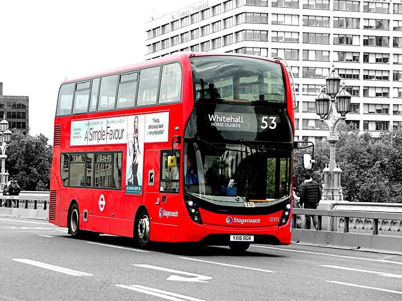 London Bus by Diedfried Jilge