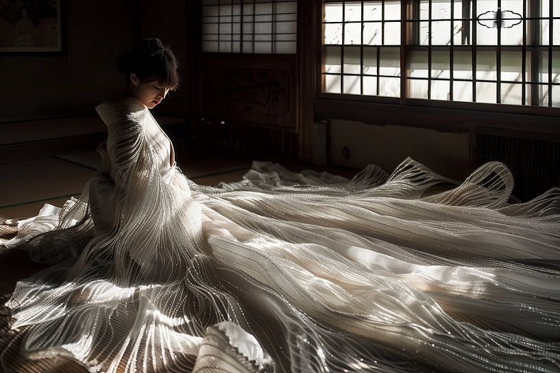 Hochzeitskleid Asiatische Frau schickes Kleid von Egon Zitter