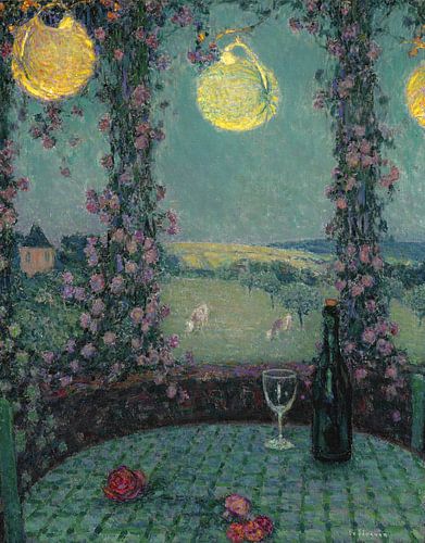 La Gloriette, Gerberoy, Henri Le Sidaner