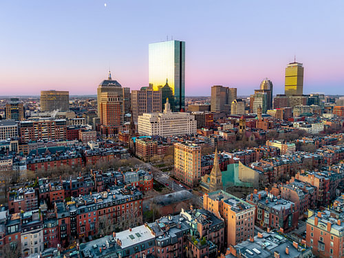Boston im sanften Morgenlicht