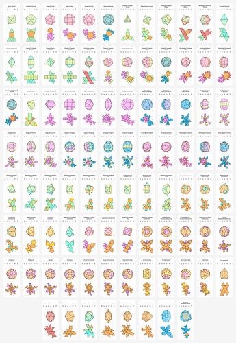 Johnson Solids Poster - Pastel