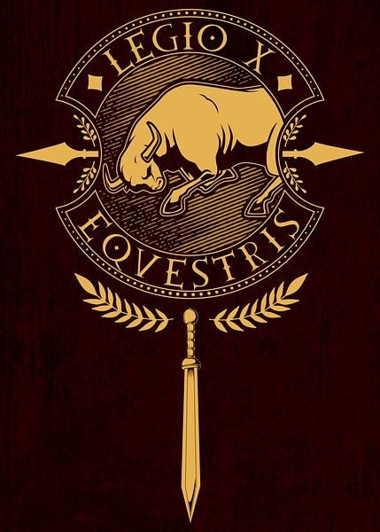 Romeins legioen - Legio X Equestris van Pixelbull Design