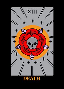 Der Tod Tarotkarte XIII Spirituelle Wanddeko Kunstdruck von Millennial Prints