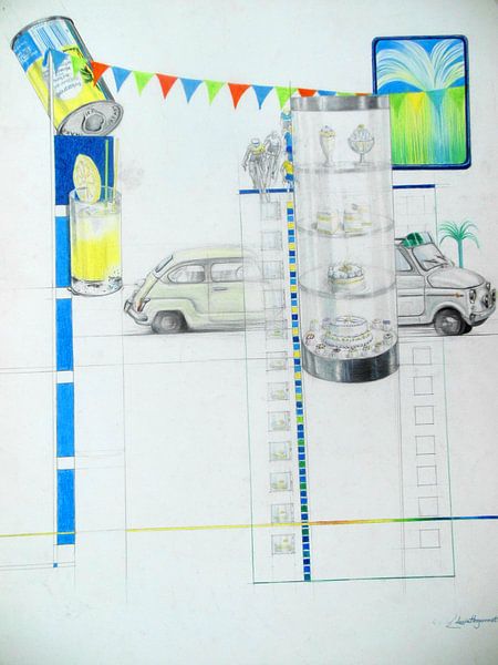 Fiat Cinquecento by Lucia Hoogervorst
