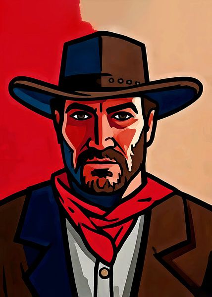 Einsamer Reiter der Wüste von cotto art