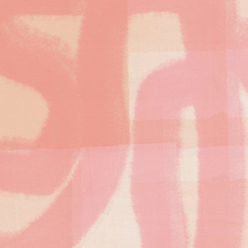 Une œuvre abstraite minimaliste dans des tons rose pastel